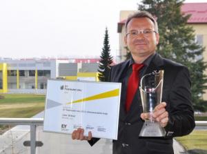 Dyrektor spółki Bioveta SA Libor Bittner został wybrany Przedsiębiorcą Roku 2013 za Kraj Południowomorawski  