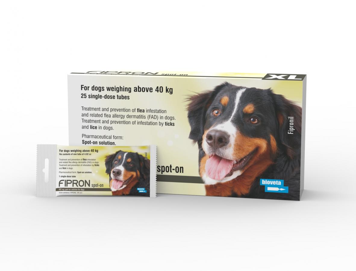 FIPRON 402 mg punktowo roztwór dla psów XL