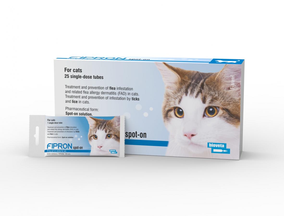 FIPRON 50 mg mg spot-on roztwór dla kotów