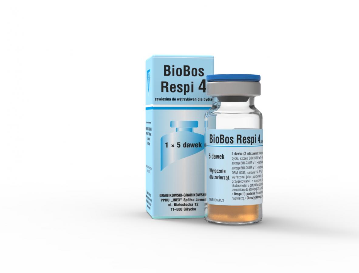 BioBos Respi 4 zawiesina do wstrzykiwań dla bydła